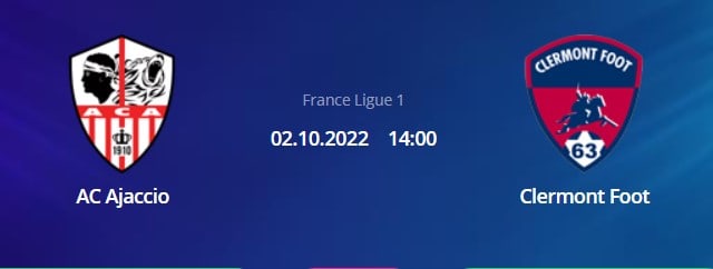 Soi kèo bóng đá w88.ws – AC Ajaccio vs Clermont, 02/10/2022 – Giải VĐQG Pháp