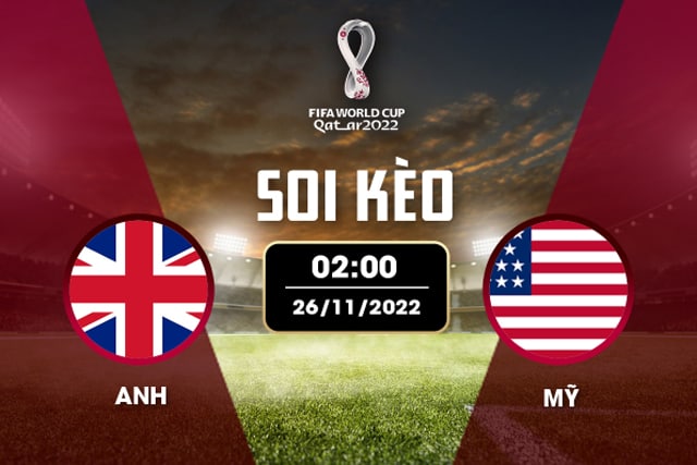 Soi kèo bóng đá W88.ws – Anh vs Mỹ, 26/11/2022– Giải World Cup