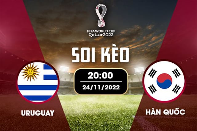 Soi kèo bóng đá W88.ws – Uruguay vs Hàn Quốc, 24/11/2022– Giải World Cup